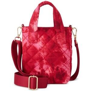 I.N.C. International Concepts Nylon Rachell Quilted Crossbody - Salsa/pink